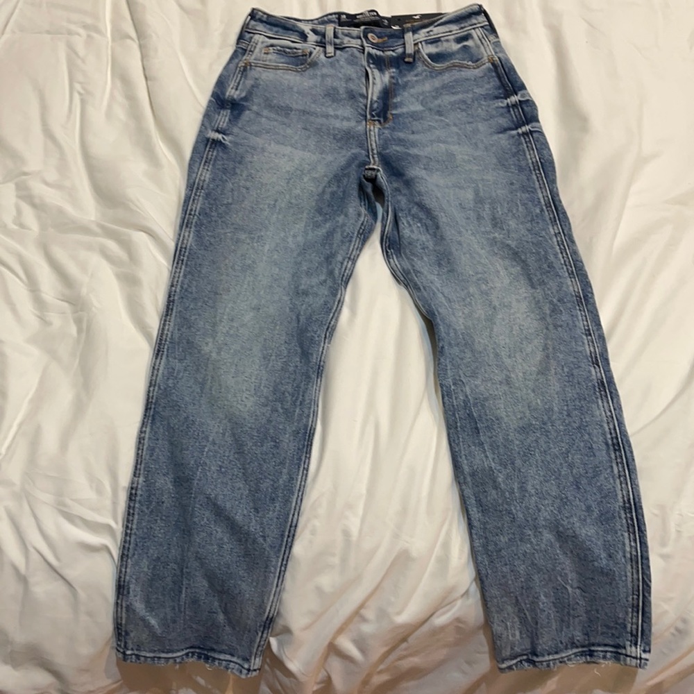 Hollister ultra high rise mom jean